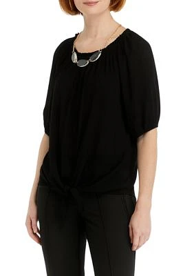 Women's Tie Hem Blouse