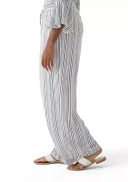 Women's Stripe Wide Leg Pants