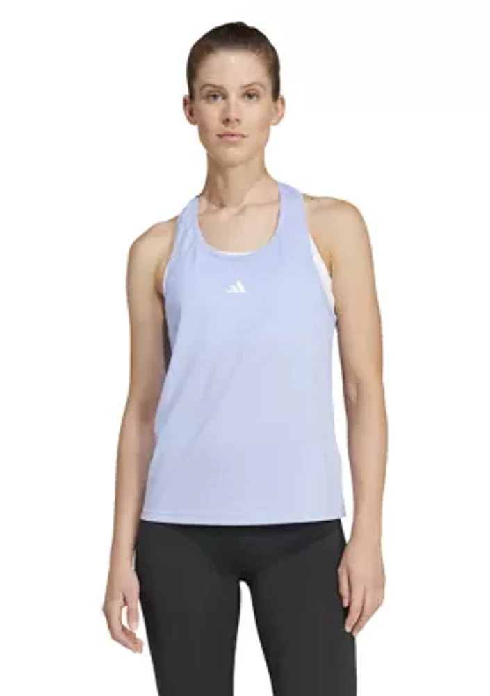 Train Essentials Minimal Branding Racerback Tank Top