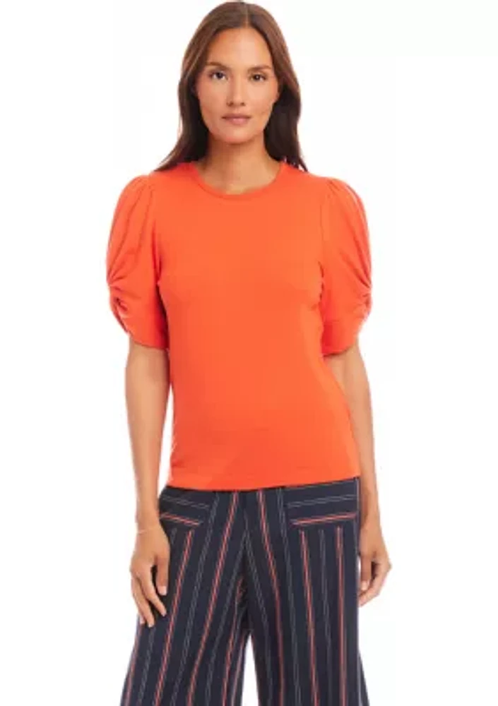 Women's Twist Sleeve Top