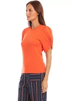 Women's Twist Sleeve Top