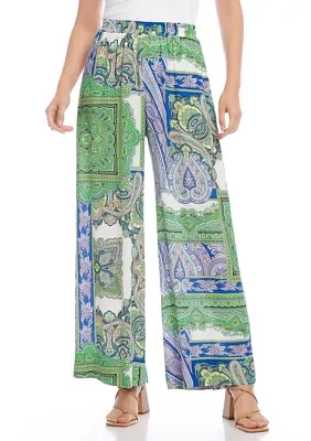 Petite Wide-Leg Pants