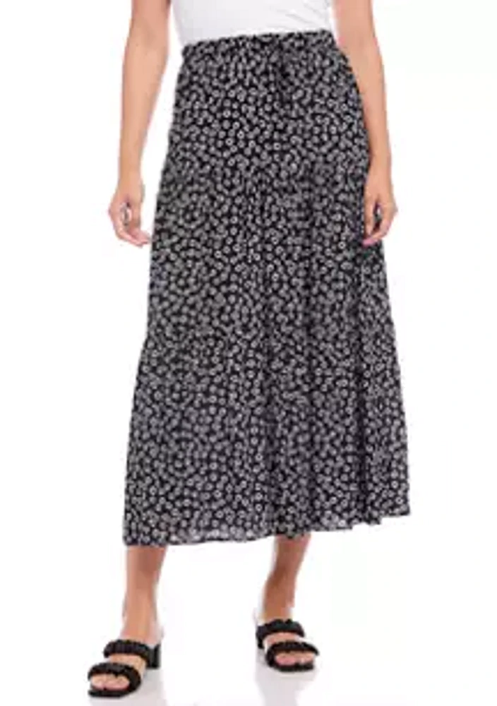 Karen Kane Women's Tiered Midi Skirt