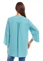 Women's Bracelet Sleeve Asymmetric Top