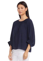 Women's Blouson Sleeve Top