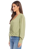 Women's Layered Crossover Top