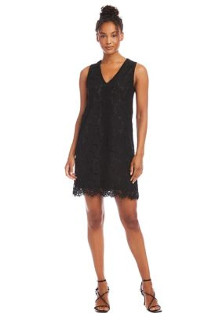 Women's Lace Shift Dress