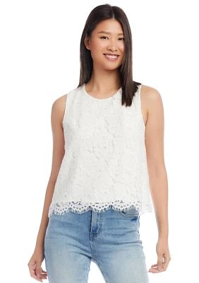 Women's Sleeveless Lace Top