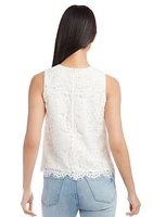 Women's Sleeveless Lace Top