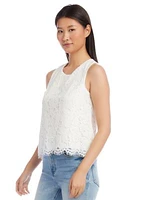 Women's Sleeveless Lace Top