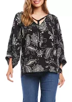 Karen Kane Women's Blouson Sleeve Top