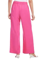 Petite High Waist Pleated Pants