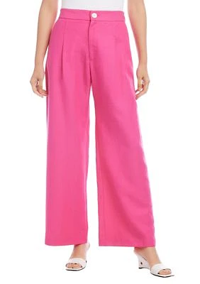 Women's High Waist Pleated Pants