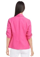 Women's Roll Tab Sleeve Jacket