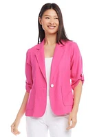 Women's Roll Tab Sleeve Jacket