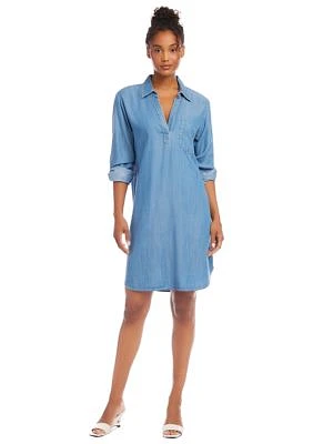 Women's Chambray Shirtdress