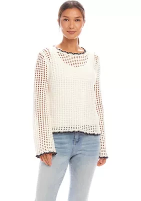 Women's Crochet Sweater