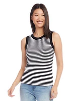 Women's Contrast Stripe Tank Top