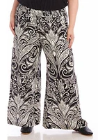 Plus Wide Leg Pants