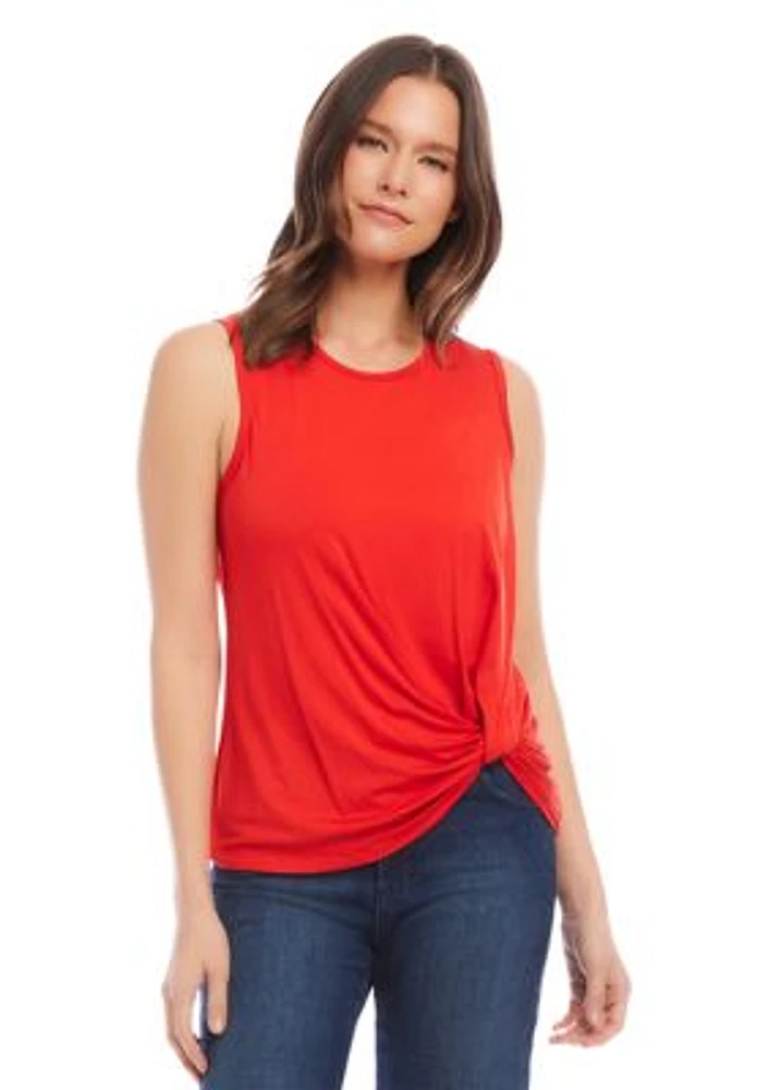 Women's Sleeveless Pick Up Top