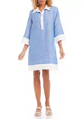 Karen Kane Women's Contrast Shirtdress