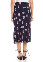 Women's Bias Cut Midi Skirt