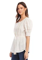 Lace Inset Tunic