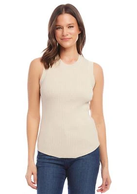 Women's Ribbed Sleeveless Sweater