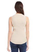 Women's Ribbed Sleeveless Sweater