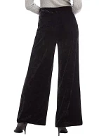 Petite Crushed Velvet Pants