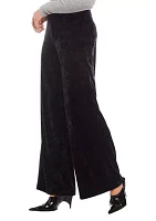 Petite Crushed Velvet Pants