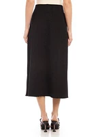 Women's Bias Cut Midi Skirt