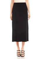 Women's Bias Cut Midi Skirt