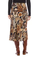 Women's Bias Cut Midi Skirt