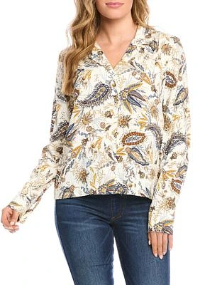 Women's Long Sleeve Button Up Shirt