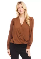 Women's Drape Front Top