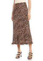 Women's Bias Cut Midi Skirt