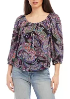 Karen Kane Women's Peasant Top