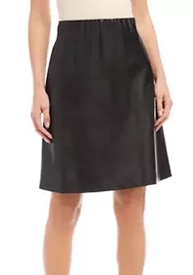 Karen Kane Women's Vegan Leather Skirt