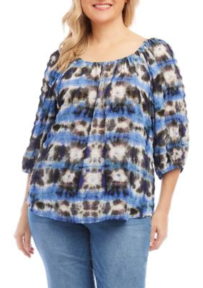 Plus Peasant Top