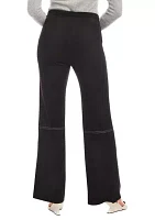 Women's Faux Suede Stitch Pants