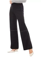 Women's Faux Suede Stitch Pants