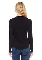 Women's Ribbed Long Sleeve Sweater