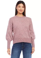 Women's Blouson Sleeve Sweater