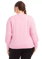 Plus Blouson Sleeve Sweater