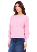 Women's Blouson Sleeve Sweater