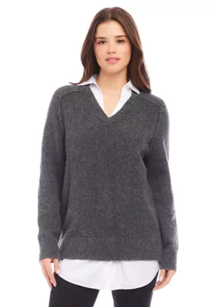 Women's Layered Sweater