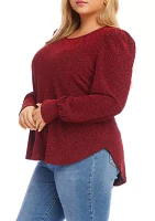 Plus Puff Sleeve Top