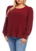 Plus Puff Sleeve Top