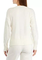 Women's Pearl Crew Neck Sweater